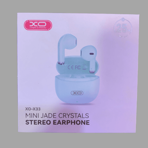 🎧 XO-X33 – Écouteurs Sans Fil Bluetooth | Mini Jade Crystals